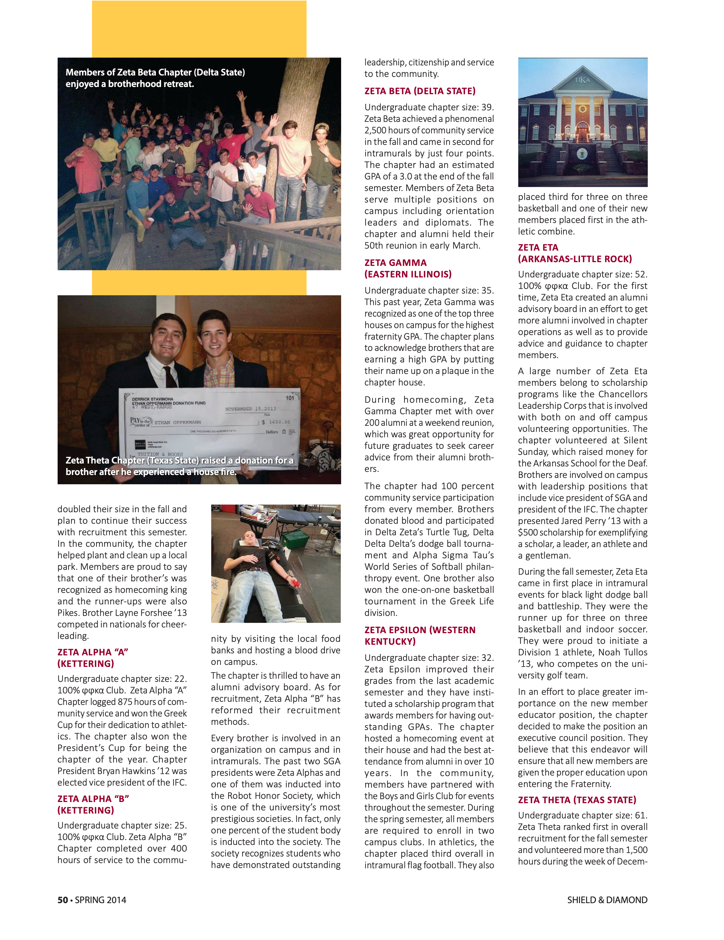 Chapter Notes, Continued 3, Spring 2014